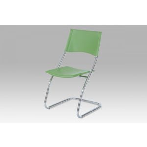 Jedálenská stolička B161 koženka / kov Autronic Zelená