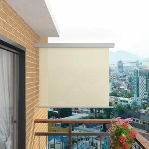 Balkónová zástena 150x200 cm Dekorhome Krémová