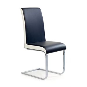 Jedálenská stolička K103 čierna / biela Halmar