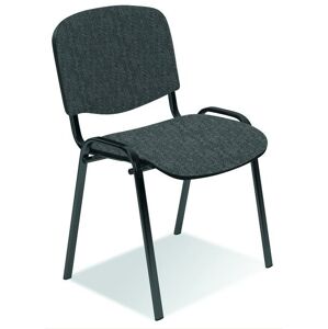 Konferenčná stolička ISO látka / kov Halmar Tmavosivá