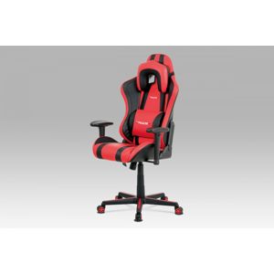 Kancelářská židle KA-V609 RED červená / čierná Autronic