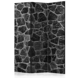 Paraván Black Stones Dekorhome 135x172 cm (3-dielny)