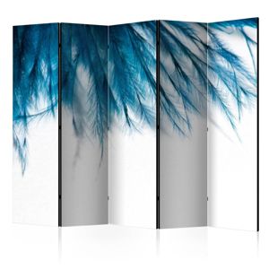 Paraván Sapphire Feathers Dekorhome 225x172 cm (5-dielny)