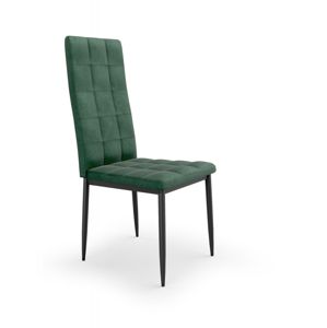 Jedálenská stolička K415 zamat / čierna Halmar