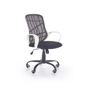 Kancelárska stolička DESSERT červená / biela / zelená Halmar černá/bílá