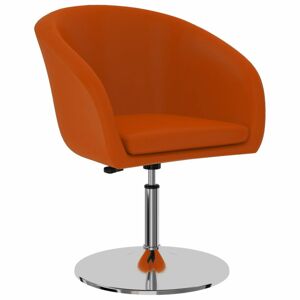 Jedálenská stolička umelá koža Dekorhome Oranžová