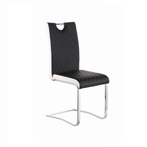 Jedálenská stolička IMANE čierná / biela Tempo Kondela