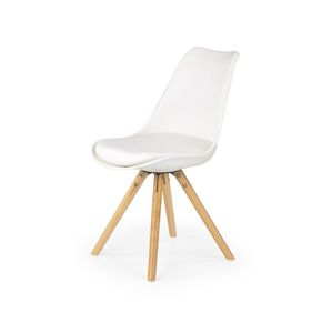 Jedálenská stolička K201 Halmar bílá