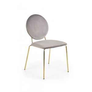 Jedálenská stolička K363 sivá / zlatá Halmar