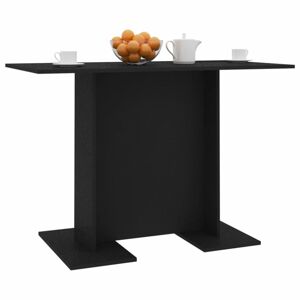 Jedálenský stôl 110x60 cm Dekorhome Čierna