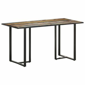 Jedálenský stôl masívne drevo / kov Dekorhome Recyklované drevo