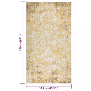 Vonkajší koberec PP žltá Dekorhome 115x170 cm