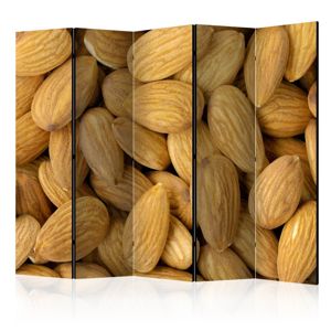 Paraván Tasty almonds Dekorhome 225x172 cm (5-dielny)