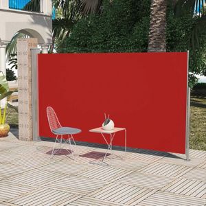 Bočné markíza na terasu / balkónová zástena 180 x 300 cm Červená