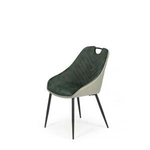 Jedálenská stolička K412 Halmar Tmavo zelená
