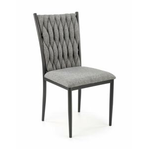 Jedálenská stolička K435 sivá / čierna Halmar