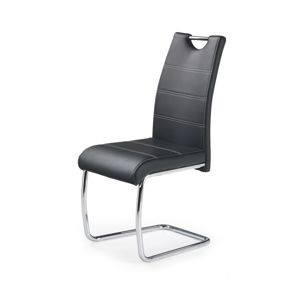 Jedálenská stolička K211 čierna Halmar