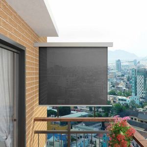 Multifunkčný balkónová zástena 150 x 200 cm Sivá