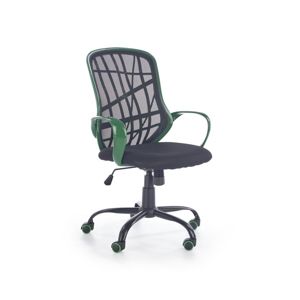 Kancelárska stolička DESSERT červená / biela / zelená Halmar černá/zelená