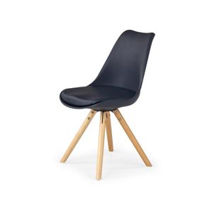 Jedálenská stolička K201 Halmar černá