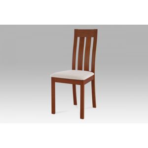 Jedálenská stolička BC-2602 drevo / látka Autronic Čerešňa