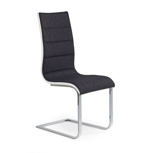 Jedálenská stolička K105 grafit / biela Halmar