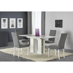 Jedálenský stôl rozkladací KORNEL biely Halmar