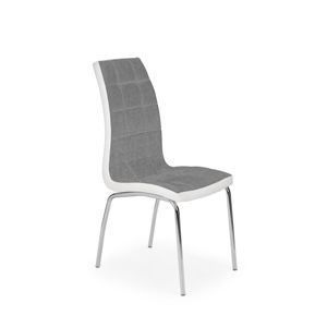 Jedálenská stolička K347 sivá / biela Halmar