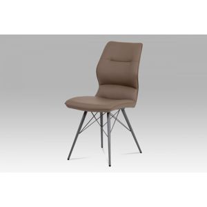 Jedálenská stolička HC-781 CAP cappuccino / matná sivá Autronic
